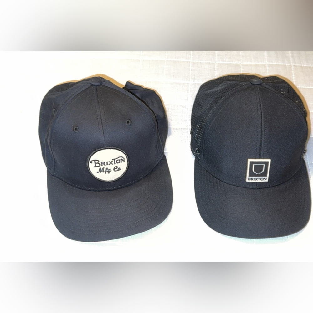 Brixton Bundle of 2 Caps Hats in black